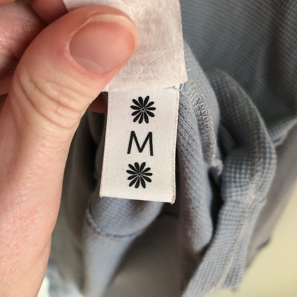 Show Me Your Mumu Sleep All Day Thermal Blue Shirt - Picture 6 of 8